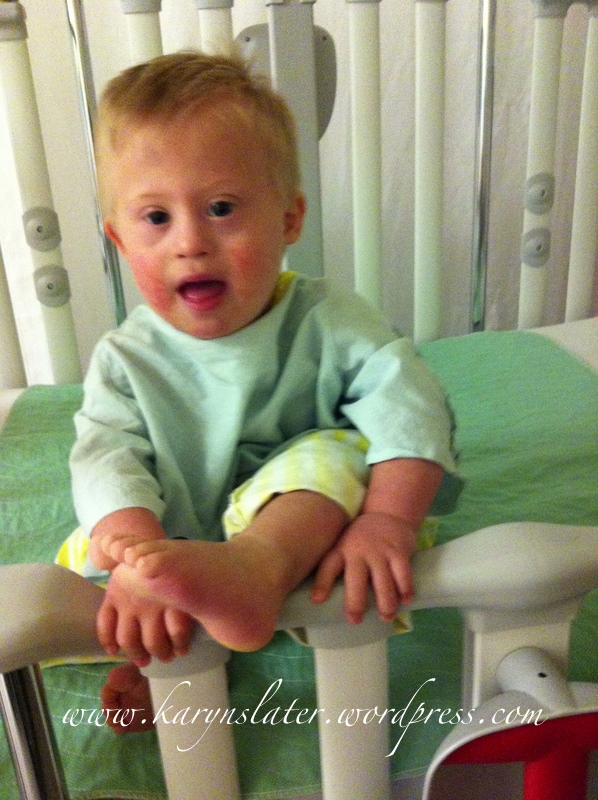 Pre-op, just hangin' out in the crib!